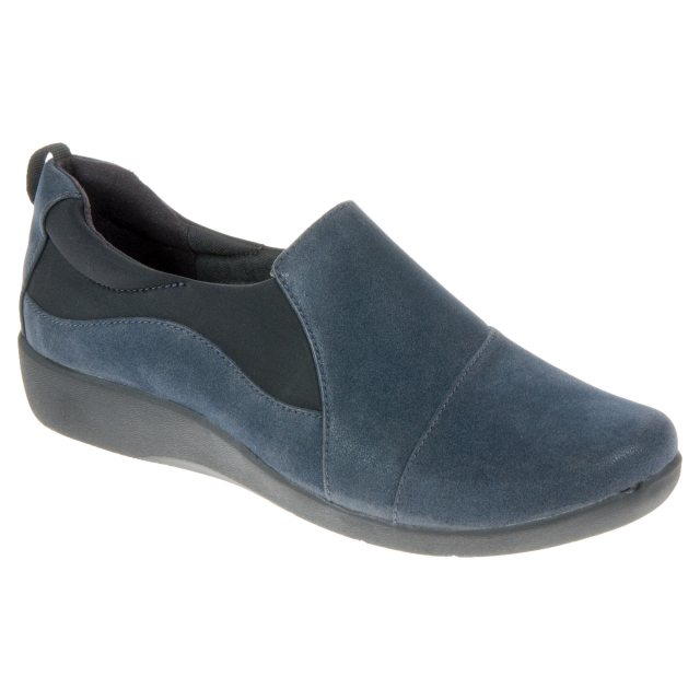 Clarks sillian paz navy store