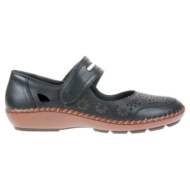 Marthe Black 44875-00 - Ballerina Shoes - Humphries Shoes