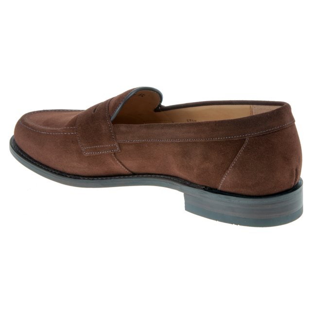 Loake Eton Brown Suede Formal Shoes Humphries Shoes