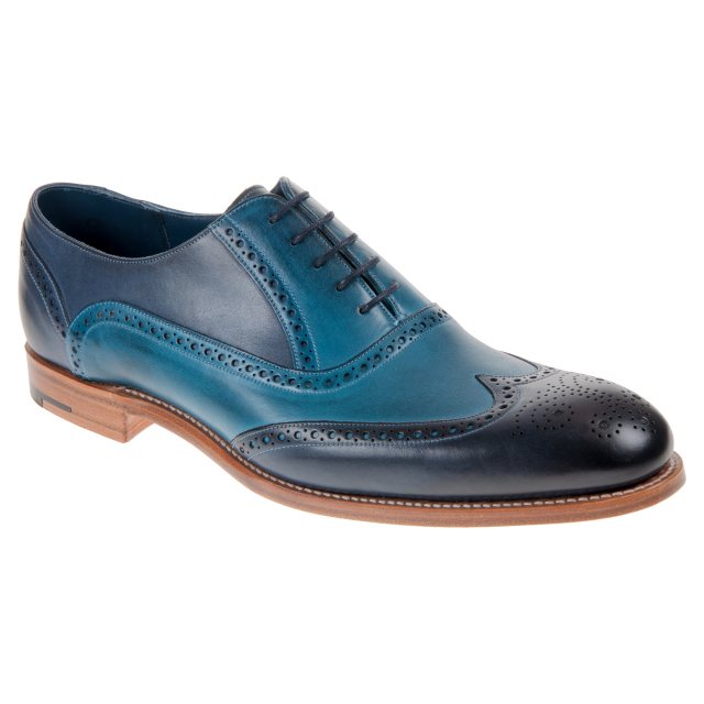 Barker Valiant Navy / Blue Hand Painted 4178 FW 20 - Formal Shoes ...