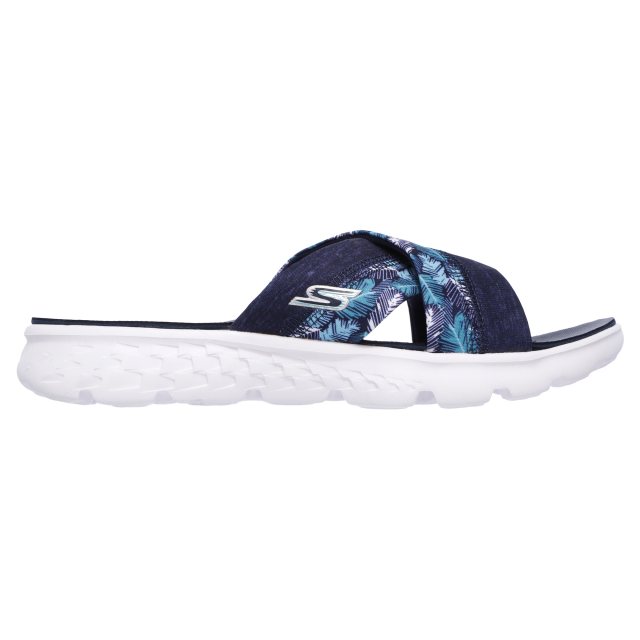 Skechers On the Go - Navy 14667 NVY - Mule Sandals - Humphries Shoes