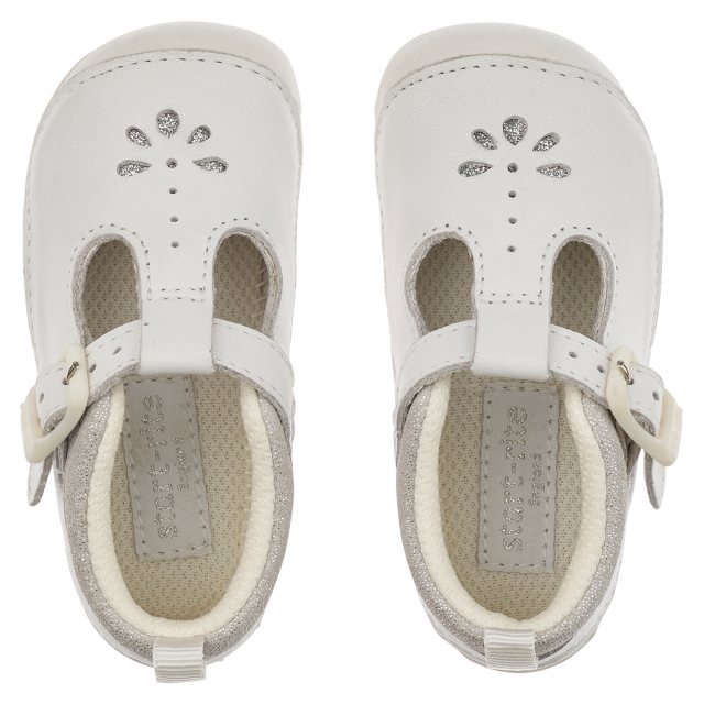Start-rite Baby Bubble White Leather 