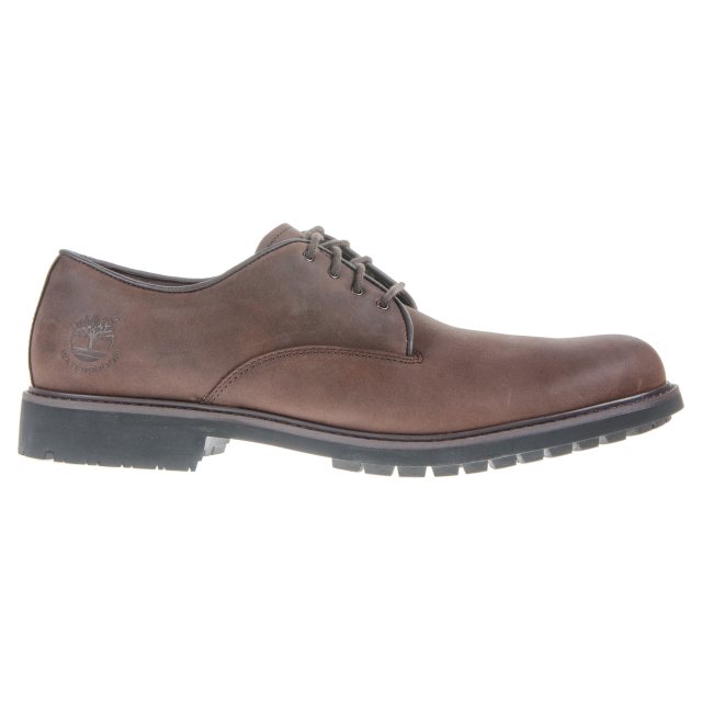 Timberland Stormbuck Plain Toe Oxford Waterproof Burnished Dark Brown Oiled  5550R 242 - Casual Shoes - Humphries Shoes