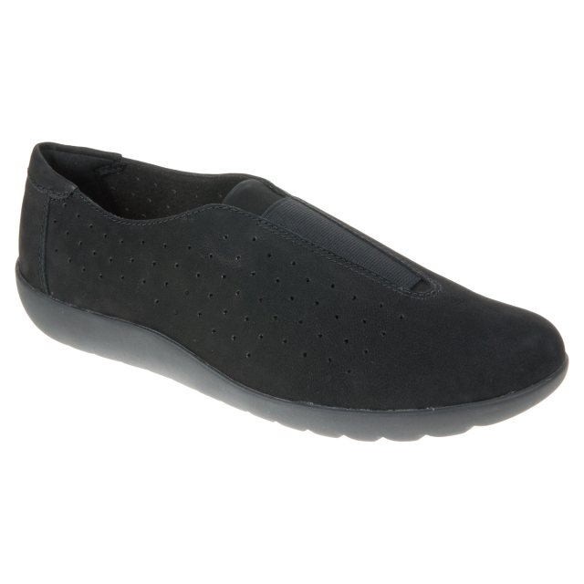 Clarks Medora Gemma Black Nubuck 