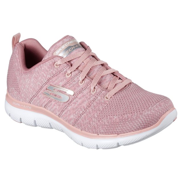 ondergoed ik ga akkoord met Leeuw Skechers Flex Appeal 2.0 - High Energy Rose 12756 ROS - Womens Trainers -  Humphries Shoes