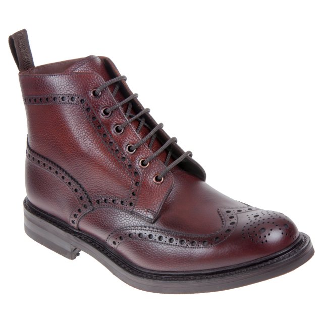 loake bedale oxblood grain