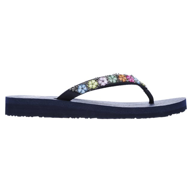 skechers meditation daisy flip flops