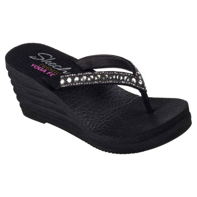 skechers wedge flip flops uk