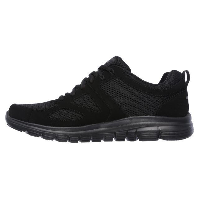 Skechers Burns - Agoura Black 52635 BBK - Trainers - Humphries Shoes