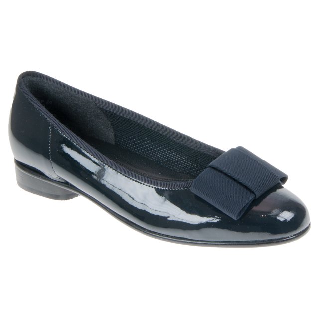 Blive gift nul Stereotype Gabor Assist Navy Patent 05.100.96 - Ballerina Shoes - Humphries Shoes