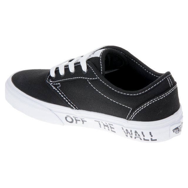 Vans Kids Atwood Black White VN0003Z9R0M Boys Trainers