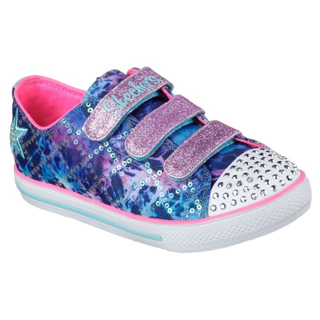 Skechers Chit Chat Dazzle Days Blue Multi 10562L BLMT Girls