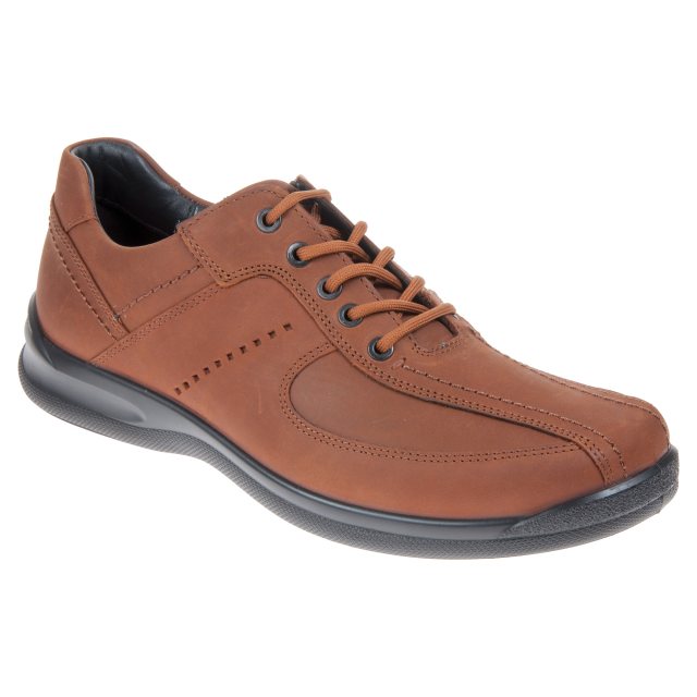 Hotter Lance Tan Waxed Nubuck - Casual Shoes - Humphries Shoes