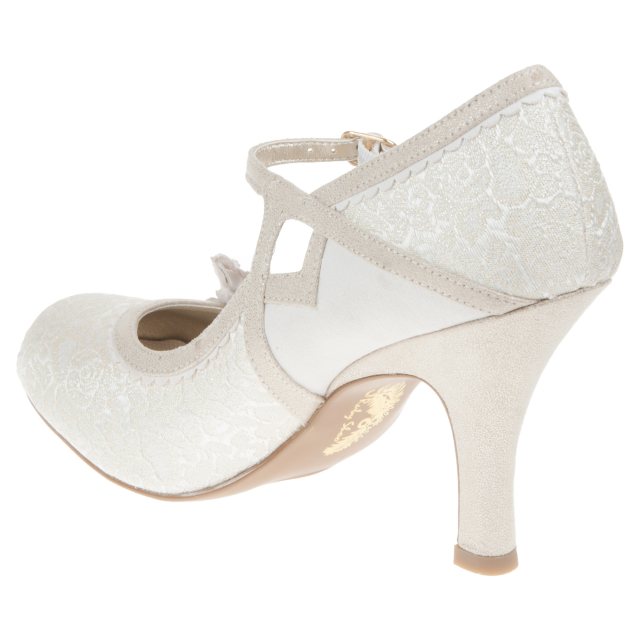 Ruby Shoo Yasmin Cream 09088 Court Shoes Humphries Shoes