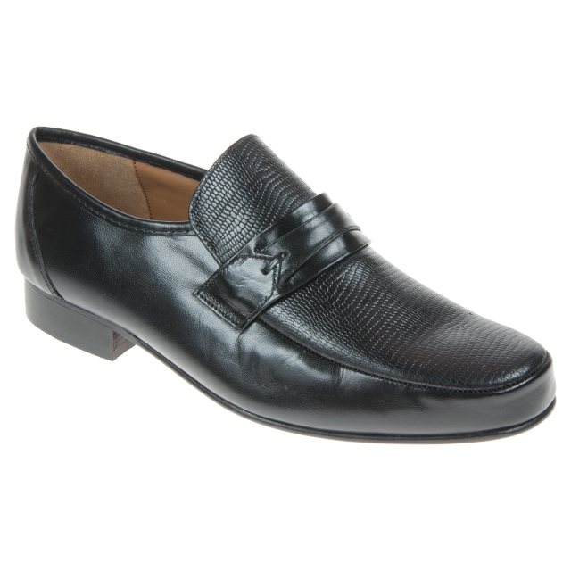 Rombah Wallace Galligan Black 80088 - Formal Shoes - Humphries Shoes