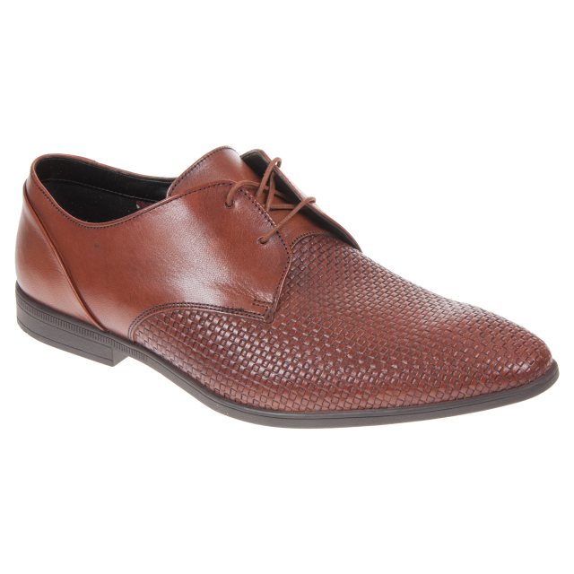 ventilation Udveksle Tag fat Clarks Bampton Weave Tan Leather 26132184 - Formal Shoes - Humphries Shoes