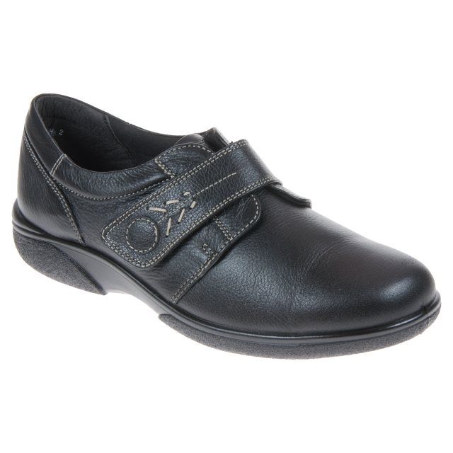 DB Easy B Shoes Healey Black 78315A - Everyday Shoes - Humphries Shoes
