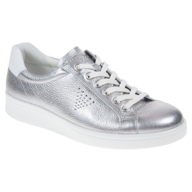 ecco silver shoes