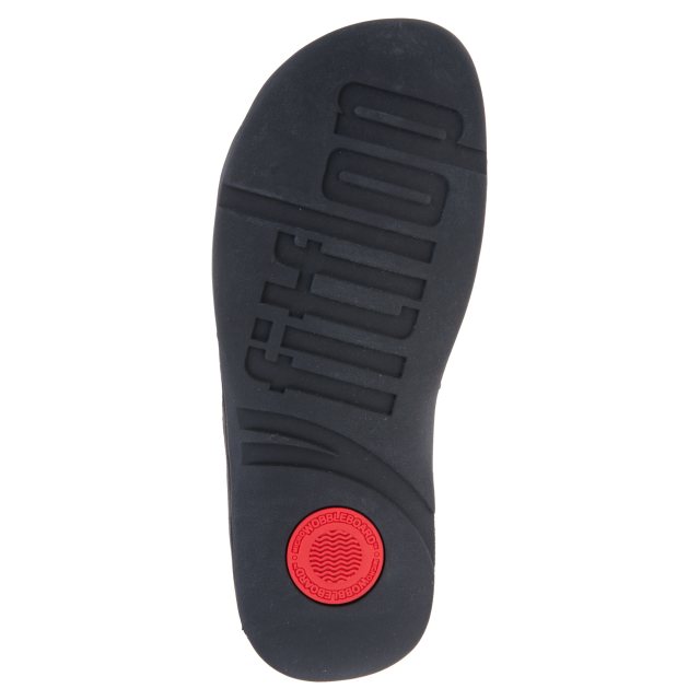 FitFlop Lulu Popstud Black I22-001 - Toe Post Sandals - Humphries Shoes