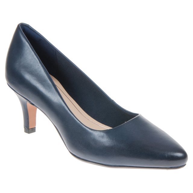 clarks navy court shoes