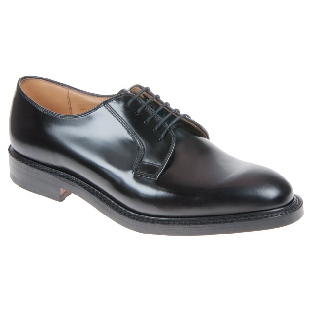 Loake 771 Black Polished Leather 771B - Formal Shoes - Humphries Shoes