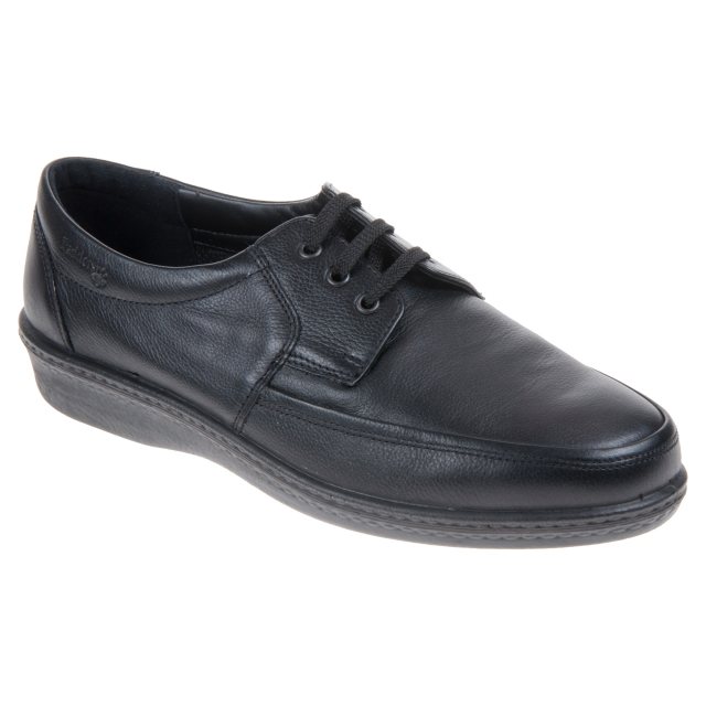 Padders DASH Homme Standard En Cuir F 3 Œillet Lacets Confort Chaussures De Loisirs Noir 