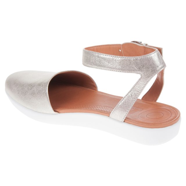 fitflop cova metallic silver