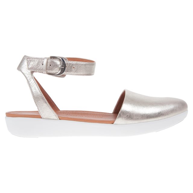 fitflop cova metallic silver