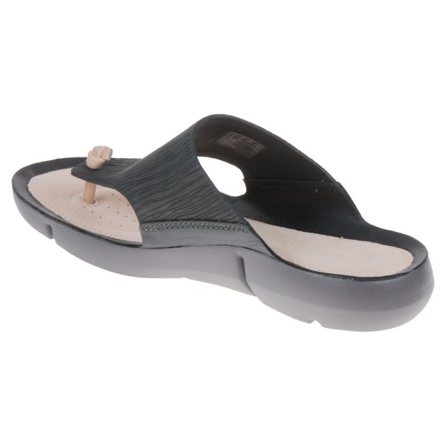 Clarks Tri Carmen Black Nubuck 26131756 Toe Post Sandals Humphries Shoes