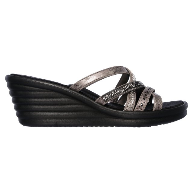 skechers pewter sandals