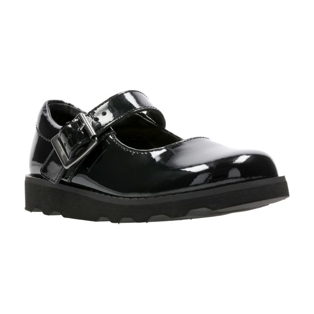 Clarks Crown Honor Black Patent Leather 