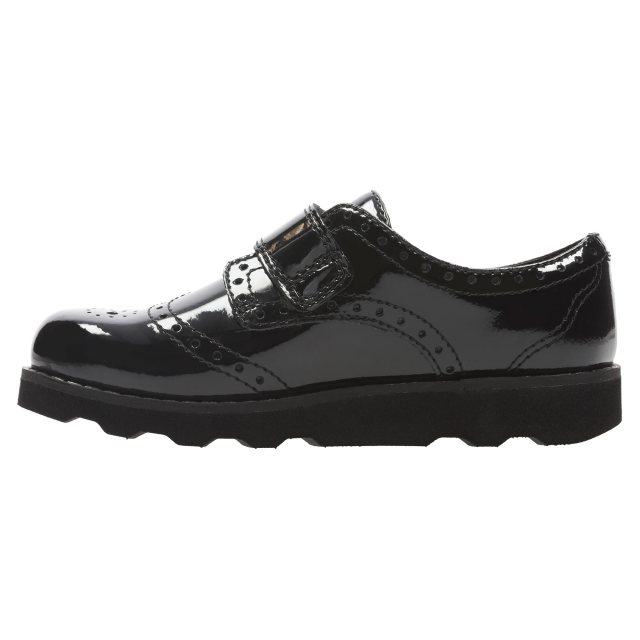 clarks crown pride black patent
