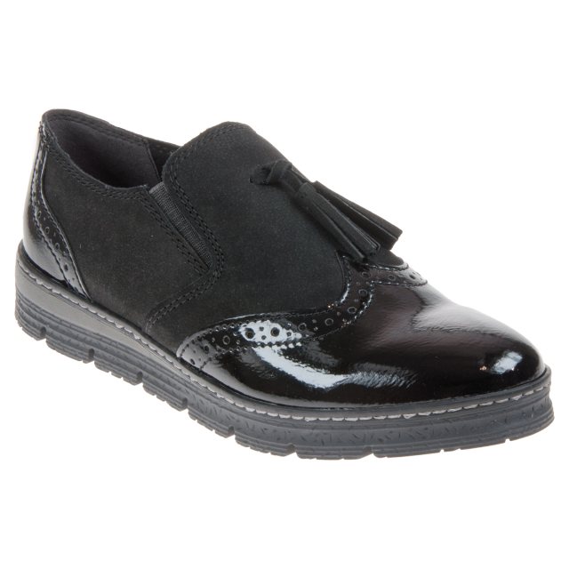 Tozzi Black Comb 24719-21 - Everyday Shoes - Humphries Shoes
