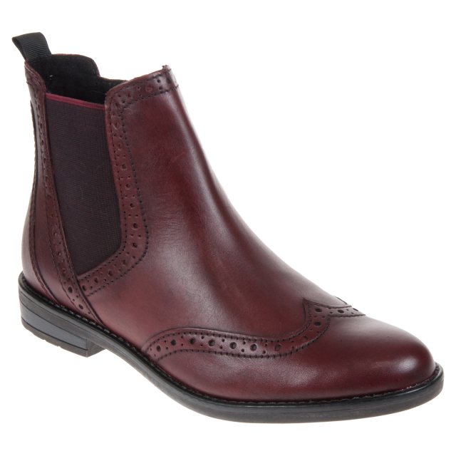 Marco tozzi burgundy ankle boots shop