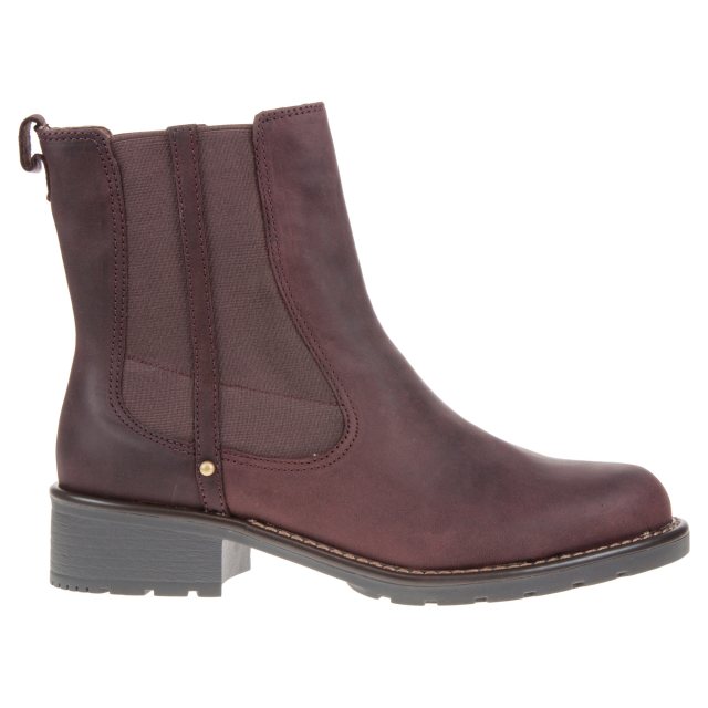 Clarks Orinoco Club Burgundy Leather 26102047 - Ankle Boots - Humphries ...