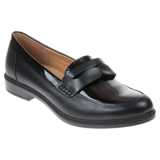 Hotter Dorset Black Patent - Everyday 