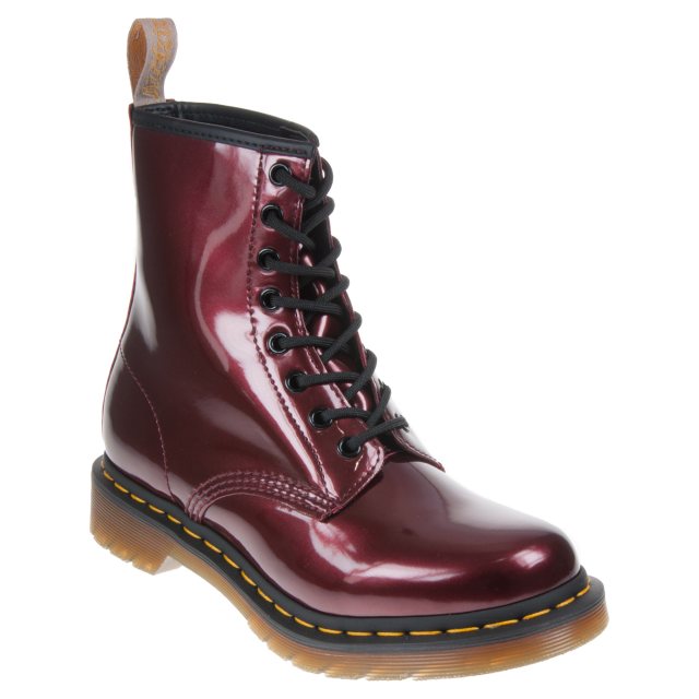 dr martens vegan chrome oxblood