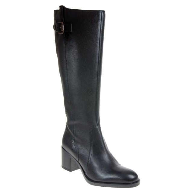 Clarks Mascarpone Ela Black Leather 26130854 - Knee High Boots ...