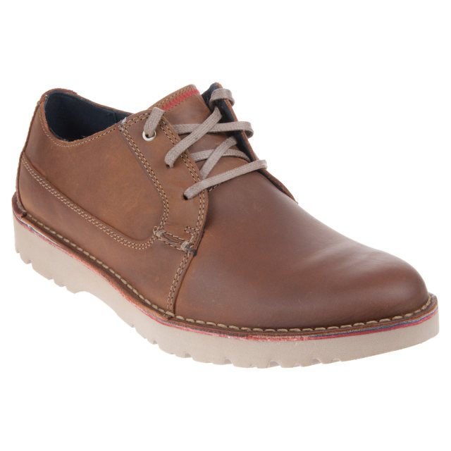 clarks men's vargo plain leather oxfords