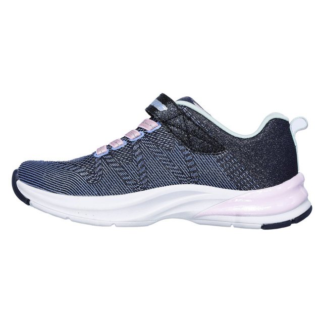 Inhalar ir al trabajo Riego Skechers Double Strides - Duo Dash Navy / Pink 81459L NVPK - Girls Trainers  - Humphries Shoes