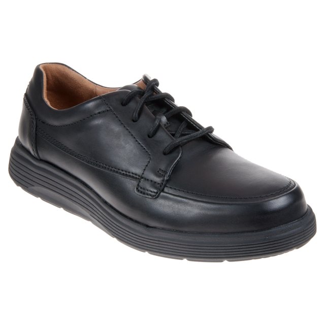 Clarks Un Abode Ease Black Leather 26136984 - Casual Shoes - Humphries ...