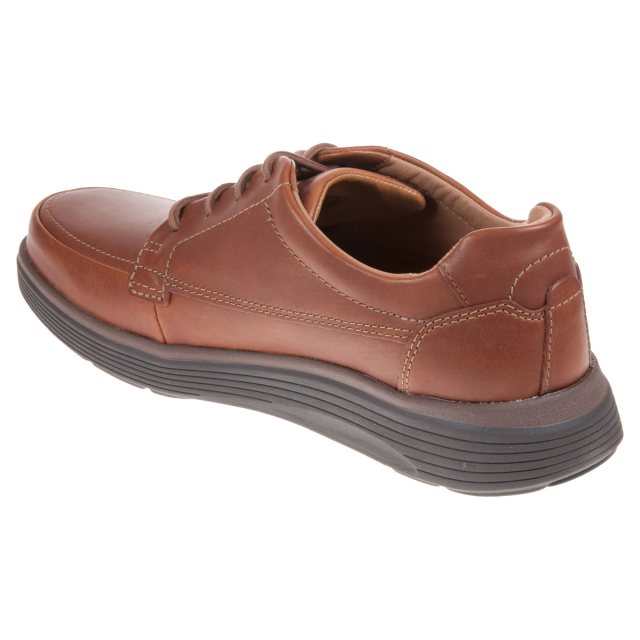 Clarks Un Abode Ease Dark Tan Leather 26136982 - Casual Shoes ...