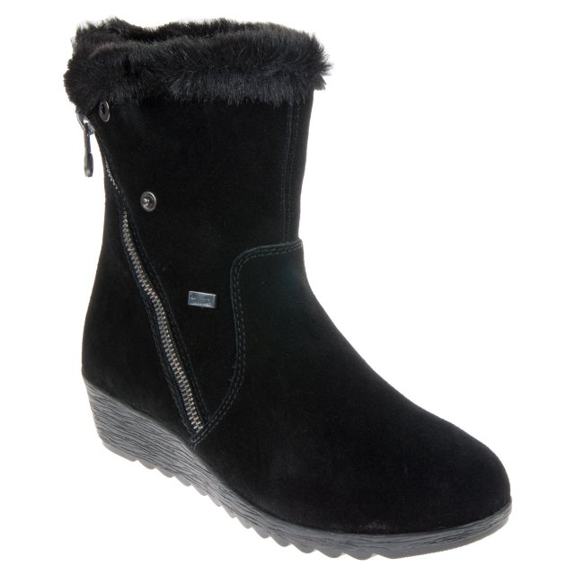 Rieker Samti 70 Black X2470-00 - Ankle Boots - Humphries Shoes