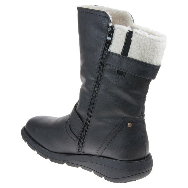 Heavenly Feet Pacific2 Black Calf Boots Humphries Shoes