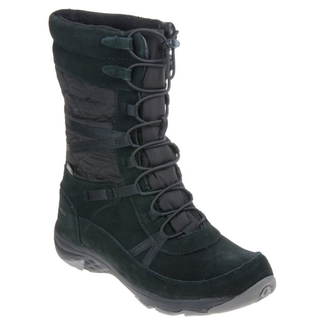 Merrell Approach Tall Waterproof Black J99128 - Calf Boots - Humphries ...