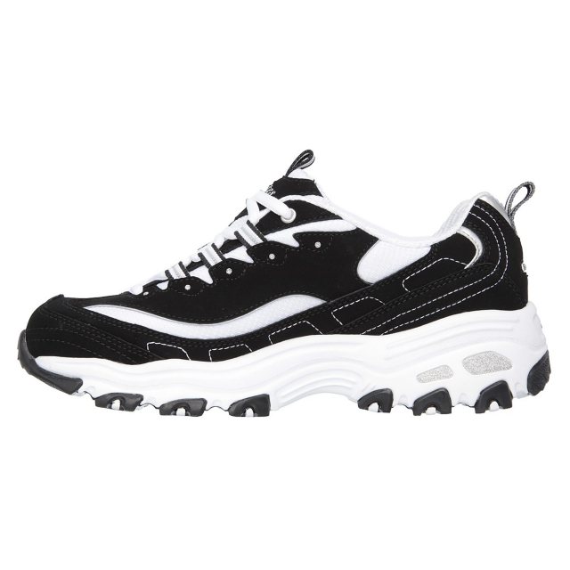 Skechers D'Lites - Biggest Fan Black / White 11930 BKW - Womens ...