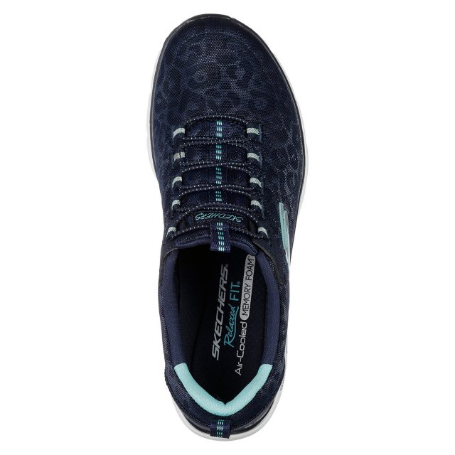 Skechers Relaxed Fit Empire D Lux Spotted Navy 12825 NVY Womens Trainers Humphries Shoes