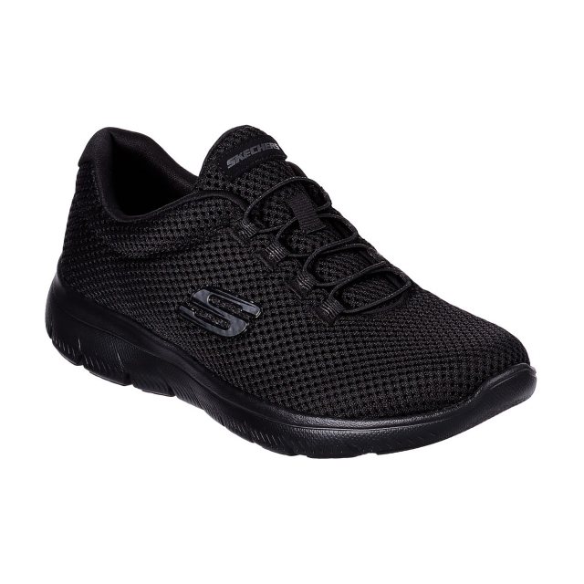 ladies black skechers size 6