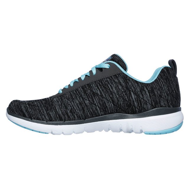 Skechers Flex Appeal 3.0 - Insiders Black / Light Blue 13067 BKLB ...