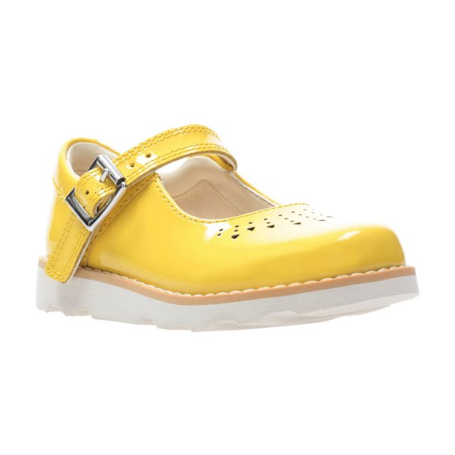 clarks yellow baby shoes
